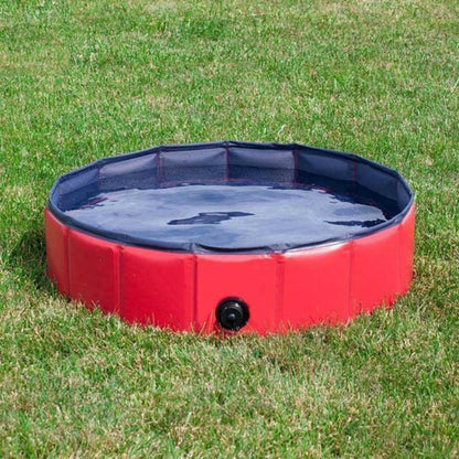 Portable Foldable Dog Paddling Pool - 2  Sizes & 2 Colours