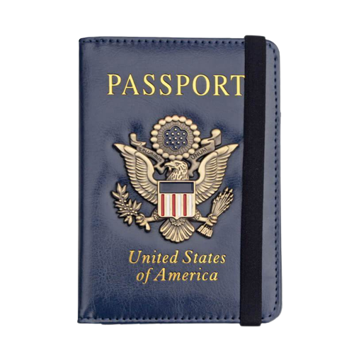 Personalized Leather Passport Holder, Travel Wallet, Passport Case