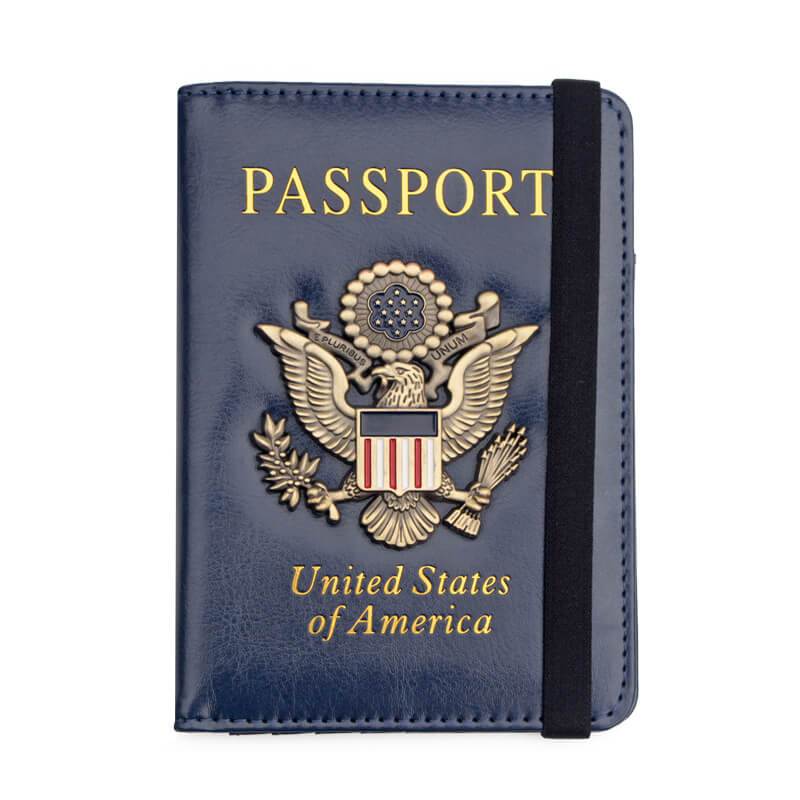 Personalized Leather Passport Holder, Travel Wallet, Passport Case