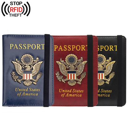 Personalized Leather Passport Holder, Travel Wallet, Passport Case