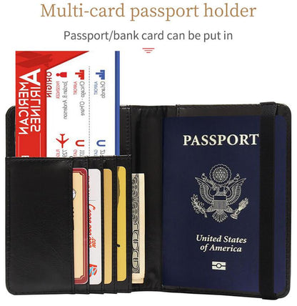 Personalized Leather Passport Holder, Travel Wallet, Passport Case